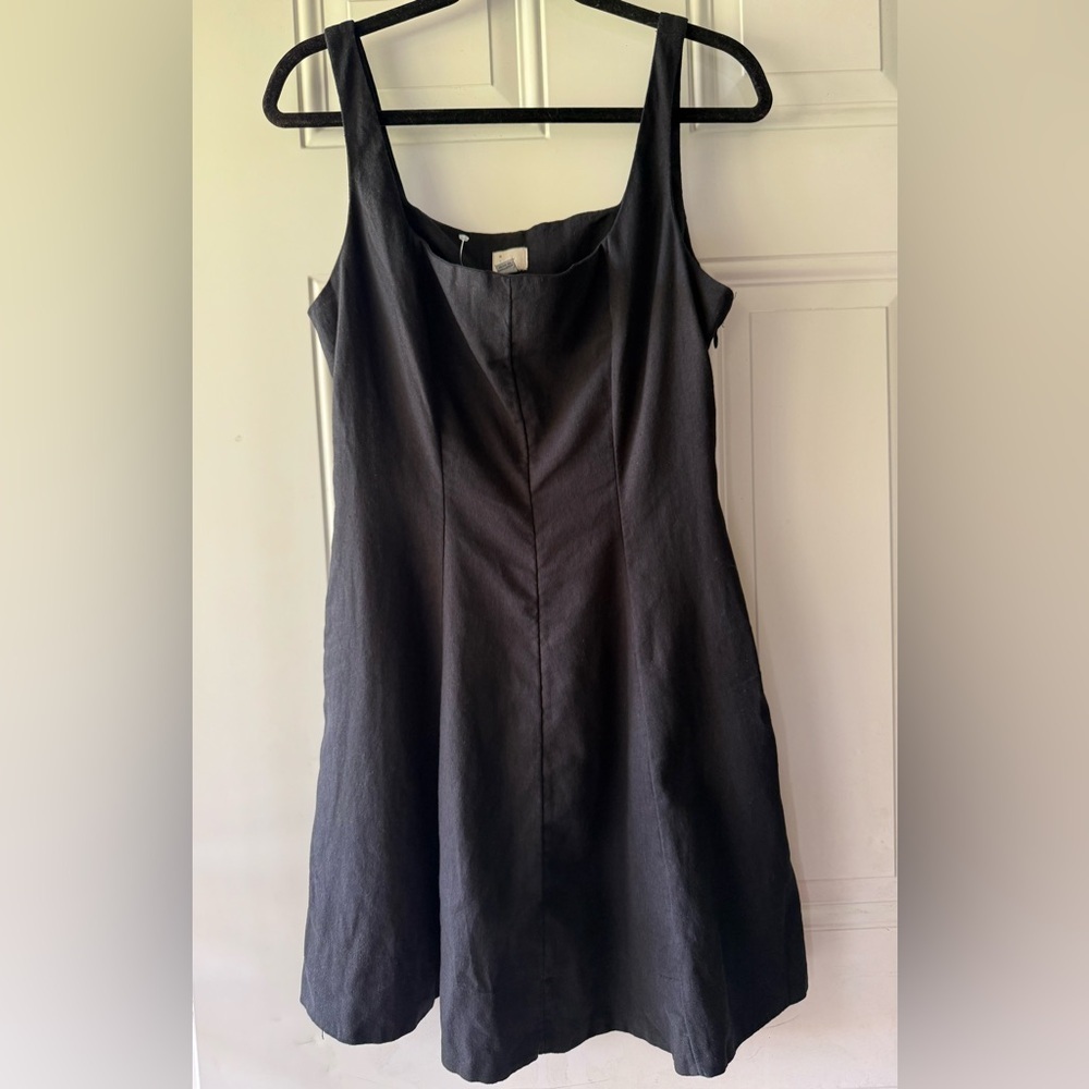🎯50% OFF! NWOT *flawed a new day black linen dress